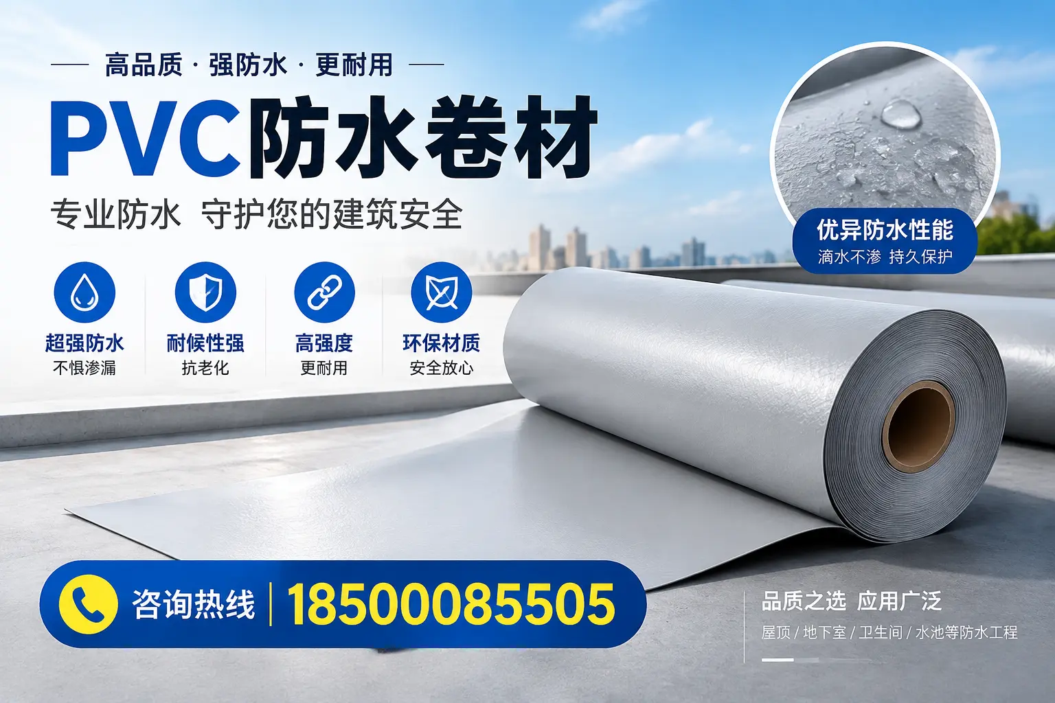 汕头地区pvc防水卷材的市场现状与发展趋势